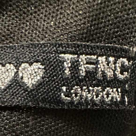 TFNC London- Black dress with gold sparkling flowers - Picture 3 of 5